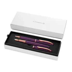 Zestaw piśmienniczy Jazz Noble Elegance Viola pióro+długopis Pelikan (400198411)
