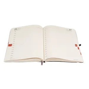 Kalendarz książkowy (terminarz) 2026 IMPRESJA DNS B5 Antra (czarny)