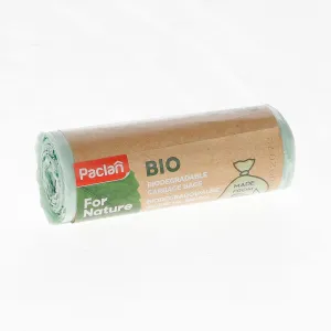 Worki na śmieci kolor: zielona jasna 12L 15 szt Paclan (P150100)