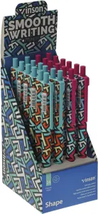 Długopis olejowy SHAPE F1022 KSZTAŁTY wkład niebieski 0,5mm Vinson