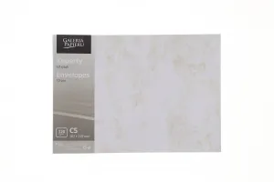 Koperta C5 marmur złoty biała diamentowa Galeria Papieru (280693) 10 sztuk