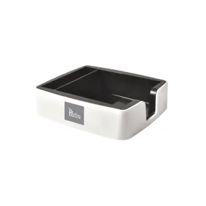 Pojemnik na karteczki i wizytówki BV400-S szary Tetis (szary)