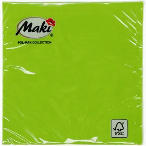 Serwetki Pol-mak - zielony 330mm x 330mm (21)