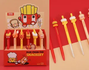 Długopis żelowy FAST FOOD wkład niebieski 0,5mm (ZF3511)