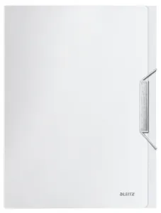 Teczka z szerokim grzbietem na gumkę Leitz Style 30 A4 kolor: biały 250mm x 330mm (39560004)