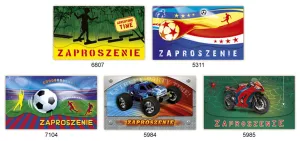 Zaproszenie Duże Chłopiec Merigraf (5902221801358)