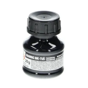 Tusz kreślarski kolor: czarny 20ml Koh-I-Noor (141722)