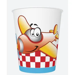 Kubek jednorazowy daisy papier 250ml Pol-mak (01)