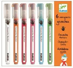 Marker do papieru Djeco ŻELOWE, mix (DJ08876)