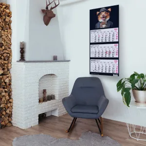 Kalendarz ścienny PIES 310mm x 790mm Press