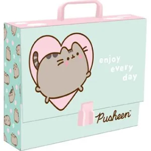 Teczka kartonowa na zatrzask Pusheen A4 miętowy Unipap