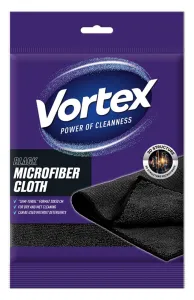 Ścierka z mikrofibry półręcznik, czarna mikrofibra [mm:] 300x500 Vortex (BS-VR-647198)