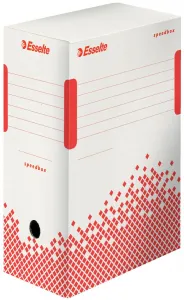 Pudło archiwizacyjne Esselte SPEEDBOX - biało-czerwony 150mm x 350mm x 250mm (623909)