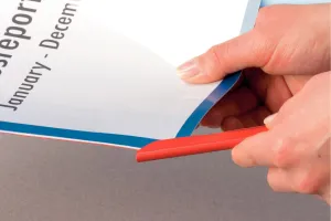 Listwy wsuwane przezroczysty 3mm Leitz (21770)