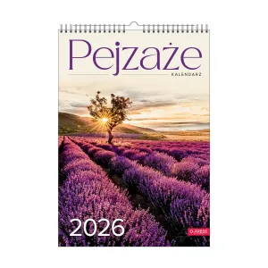 Kalendarz ścienny 16  stron wieloplanszowy A3 Press (PEJZAŻE)