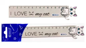 Linijka plastik BRYTYJCZYK 15 cm 15cm Cresco (224112)