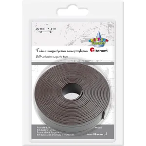 Magnes Titanum Craft-Fun Series - czarny 20mm x 300mm (DIY16029)