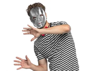 Maska Mima srebrna Godan (00183)