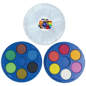 Farby akwarelowe 12 kolor. Fun&Joy (FJ-12K21PUD)
