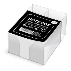 Kostka papierowa Interdruk - biały 85mm x 85mm x 35mm (KOSPAPBKUBD)