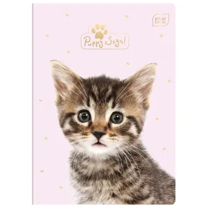 Zeszyt A5 Puppy Sign 16k. 70g krata [mm:] 148x210 Interdruk (ZE16#PS)