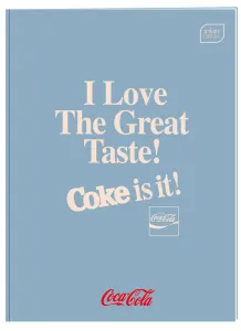 Zeszyt HYBRID COCA COLA A4 60k. 70g krata Interdruk