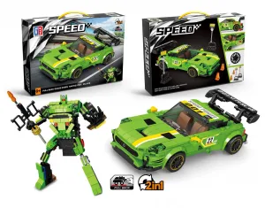 Klocki konstrukcyjne auto robot 2w1 Lean (23572)