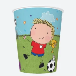 Kubek jednorazowy daisy papier 250ml Pol-mak (01)