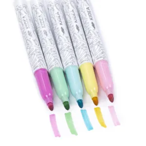 Marker specjalistyczny Pastel do tkanin wkład mix okrągła końcówka Kidea (MPOT5KA)