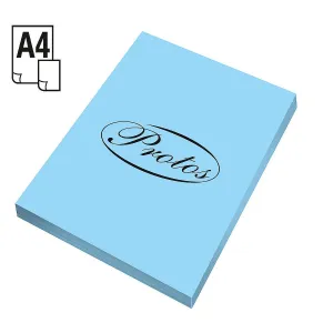 Papier kolorowy A4 błękitny 100k. 80g Protos