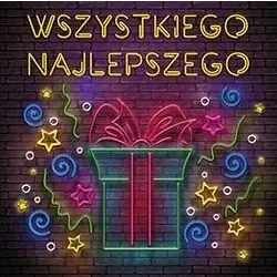 Kartka składana KW PREZENT NEON kw Henry (5905701483631)