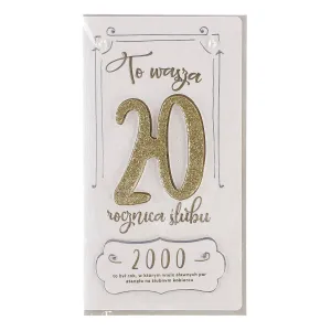 Kartka składana Yeku 120mm x 220mm (6K)