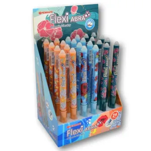 Długopis wymazywalny FLEXI ABRA FLORAL wkład niebieski 0,5mm Penmate (TT8973)