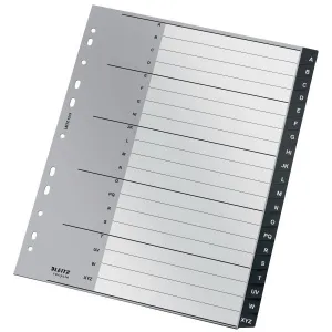 Przekładka numeryczna Recycle A4+ czarne A-Z Leitz (12190000)