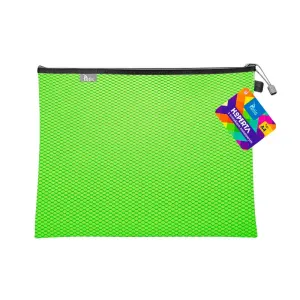 Teczka plastikowa na suwak zielona A4  z suwakiem 5903242105159 A4 zielony Tetis (BT605-Z)