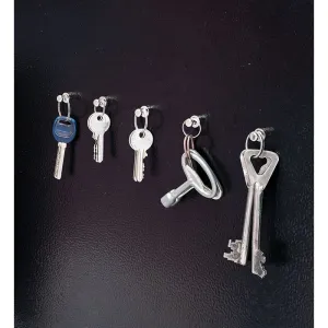 Magnes neodymowy z uchwytem Srebrny śr. 12mm Grand (130-1965) 5 sztuk