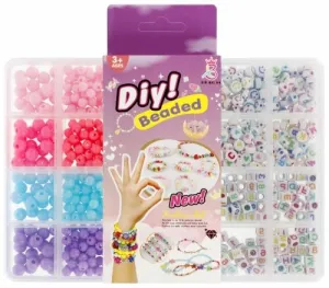 Koraliki dla dziewczynki zestaw do nawlekania Mega Creative (531420)