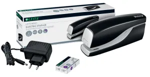 Zszywacz elektryczny Leitz Nexxt Series - czarny transparentny 10k. (55320095)