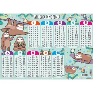 Podkład na biurko podkład multi Tabliczka mnożenia Henry (5908451982928)