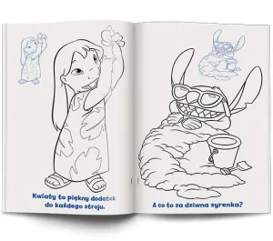 Książka dla dzieci Disney Stich Kolorowanka z Naklejkami Ameet (NA-9135)