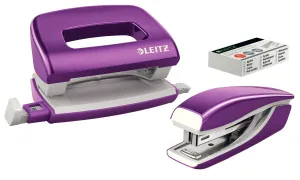 Komplet Leitz WOW mini fioletowy (55612062)