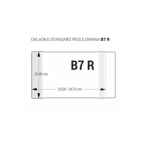 Okładka Biurfol B7R 236mm x 320-347mm (OZB-41)