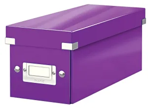 Pudełko na CD, DVD Leitz Click & Store 143x352 fioletowy (60410062)
