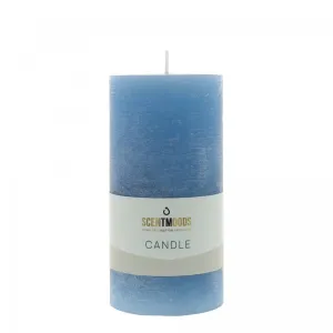 Świeca pieńkowa 6,3X12,5cm w kolorze Ocean [mm:] 125 śr. 60mm Pavoncella (8720935401292)