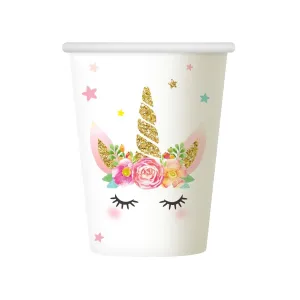 Kubek jednorazowy Jednorożec 266ml/6 szt. papier 266ml Godan (PF-KPJE)
