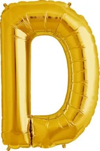 Balon foliowy Amscan balon mini literka d złota (3301801)