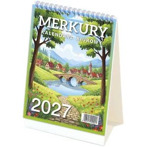 Kalendarz biurkowy MERKURY 152mm x 225mm Telegraph
