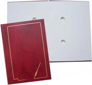 Teczka do podpisu Warta 10 A4 - bordowy 10k. 400g (1824-920-047)