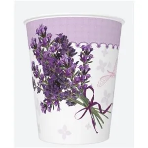 Kubek jednorazowy daisy papier 250ml Pol-mak (01)