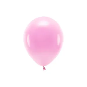 Balon gumowy Pastel Eco Balloons różowy 260mm Partydeco (ECO26P-081)